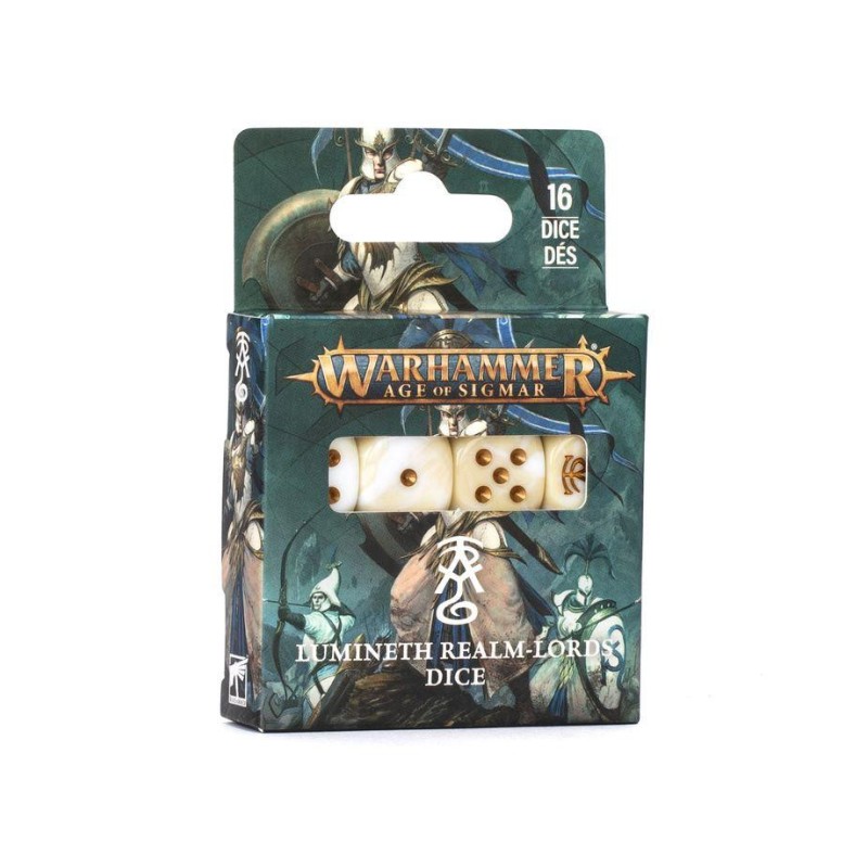 Warhammer Age of Sigmar: Juego de dados Lumineth Soberanos (Lumineth Realm-lords)