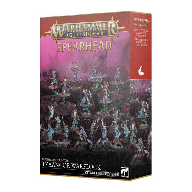 Warhammer Age of Sigmar: Punta de lanza de Discípulos de Tzeentch. Bandada de guerra Tzaangor