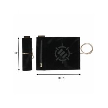 Estuche Roll on a Scroll con Juego de 7 Dados Acrílicos (Negro)