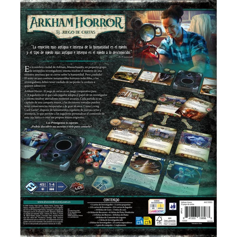 Arkham Horror: juego de cartas. Nueva edición
