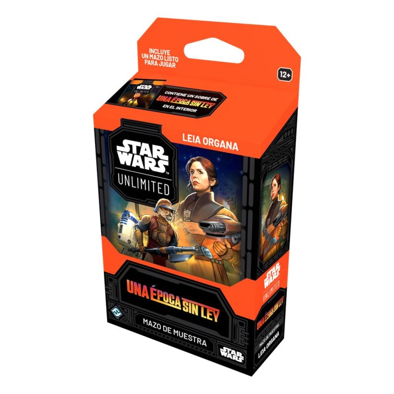 Star Wars Unlimited: Una época sin ley. Mazo Leia Organa