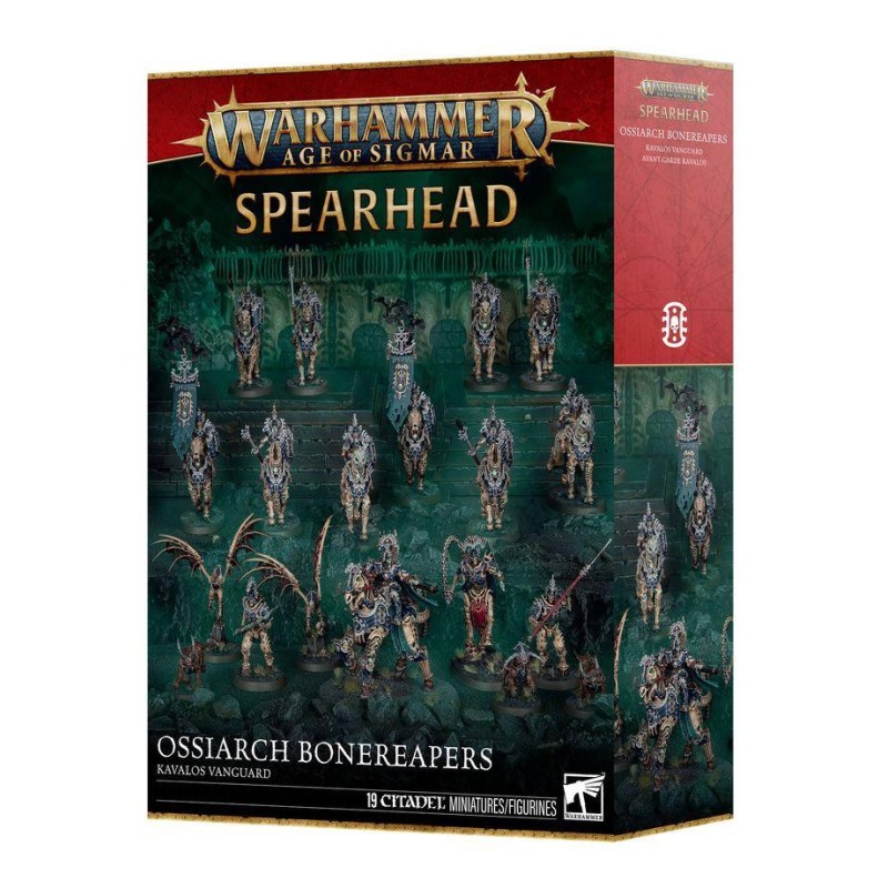 Warhammer Age of Sigmar: Punta de lanza Osiarcas Cosechahuesos. Vanguardia Kavalos