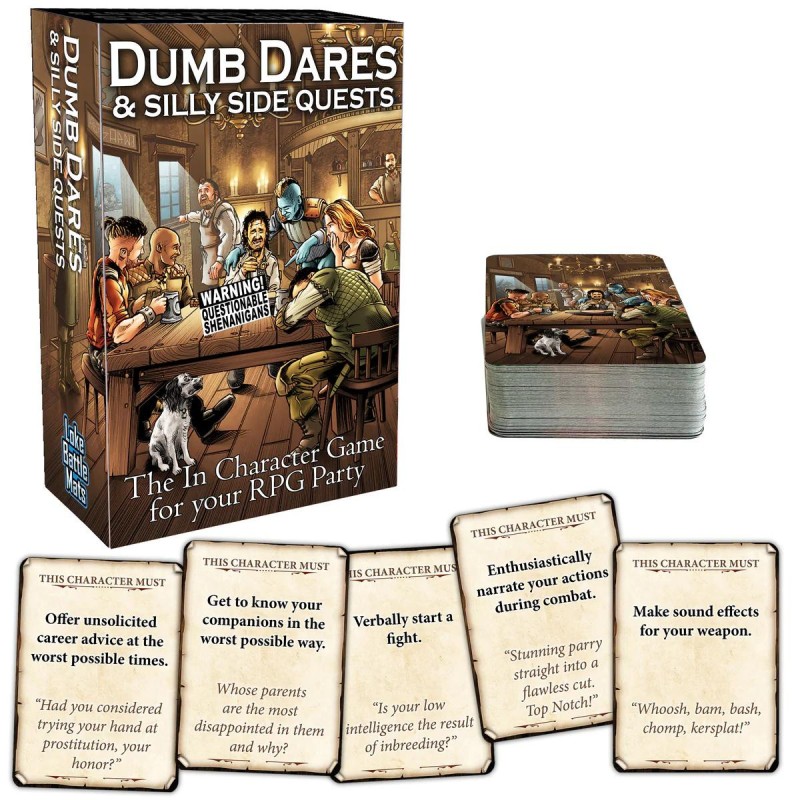 Dumb Dares & Silly Side Quests for your RPG Party
