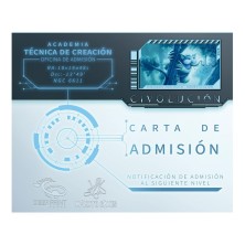 Civolución: Carta de admisión