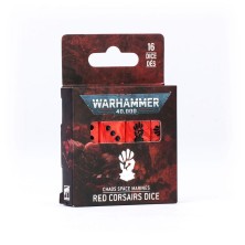 Warhammer 40.000: Juego de dados Corsarios Rojos