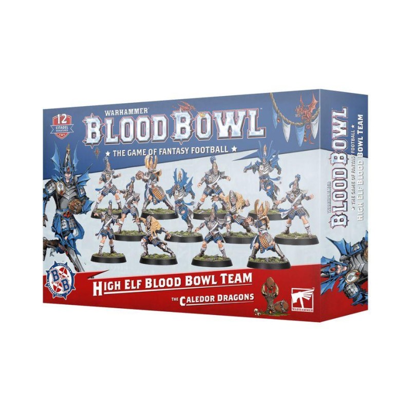 Blood Bowl: Equipo de High Elf. The Caledor Dragons