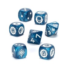 Juego de dados del equipo High Elf de Blood Bowl