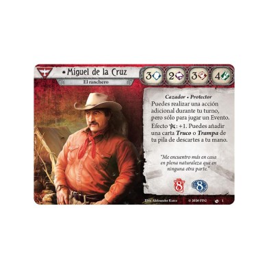 Arkham Horror: juego de cartas. Miguel de la Cruz Mazo de Investigador