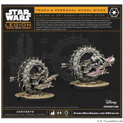 Star Wars Legión: TSMEU-6 Personal Wheel Bikes