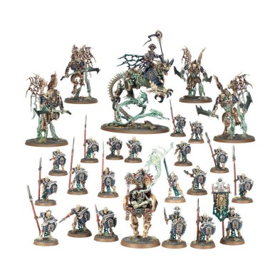 Warhammer Age of Sigmar: Fuerza de batalla Osiarcas Cosechahuesos. Falange de la Miríada Nula