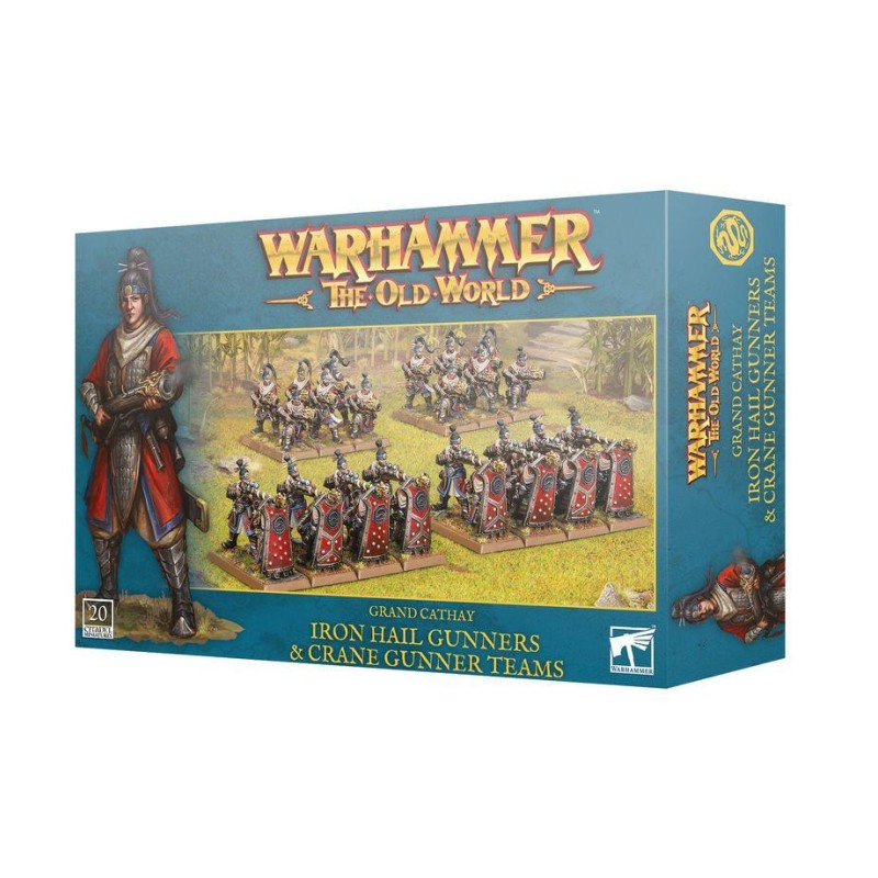 Warhammer The Old World: Grand Cathay. Iron Hail Gunners y Crane Gunner Teams
