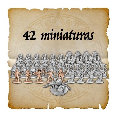 Skull Tales: Bandeja de 42 miniaturas Leyendas del Caribe