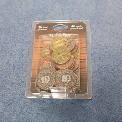 Skull Tales: 40 Monedas piratas de metal