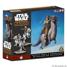 Star Wars Legión: Han Solo & Luke Skywalker on Tauntaun
