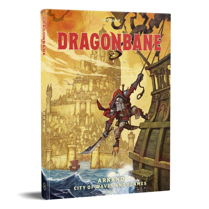 Dragonbane RPG Arkand. City of Waves & Flames