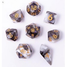 Hymgho RPG Dice Set: Wraith Shadow (8)