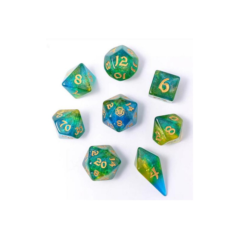 Hymgho RPG Dice Set: Eye of Newt (8)