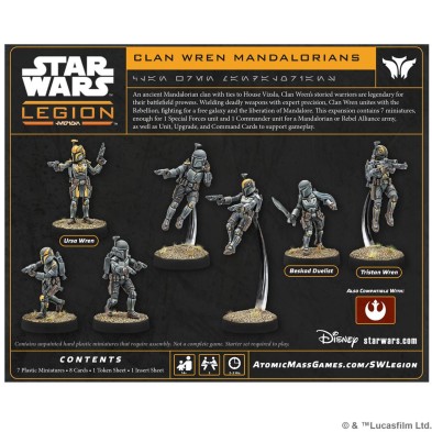 Star Wars Legión: Clan Wren Mandalorians