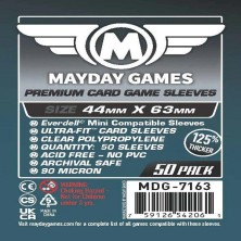 50 Fundas Mayday Games Premium Everdell Mini Compatible 44mm x 63mm