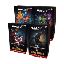 Magic The Gathering: Marvel Super Héroes. Mazos Commander (pack 4)