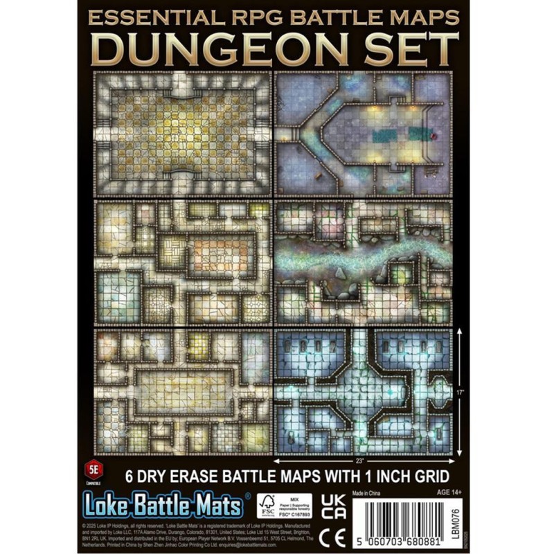 Essential RPG Battle Maps: Dungeon Set