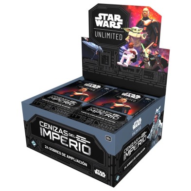 Star Wars Unlimited: Cenizas del Imperio. Display 24 sobres