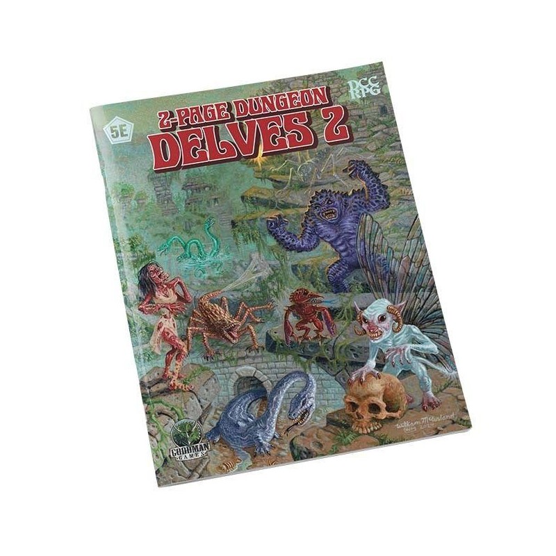 2-Page Dungeon Delves (Dungeon Crawl Classics/5E)