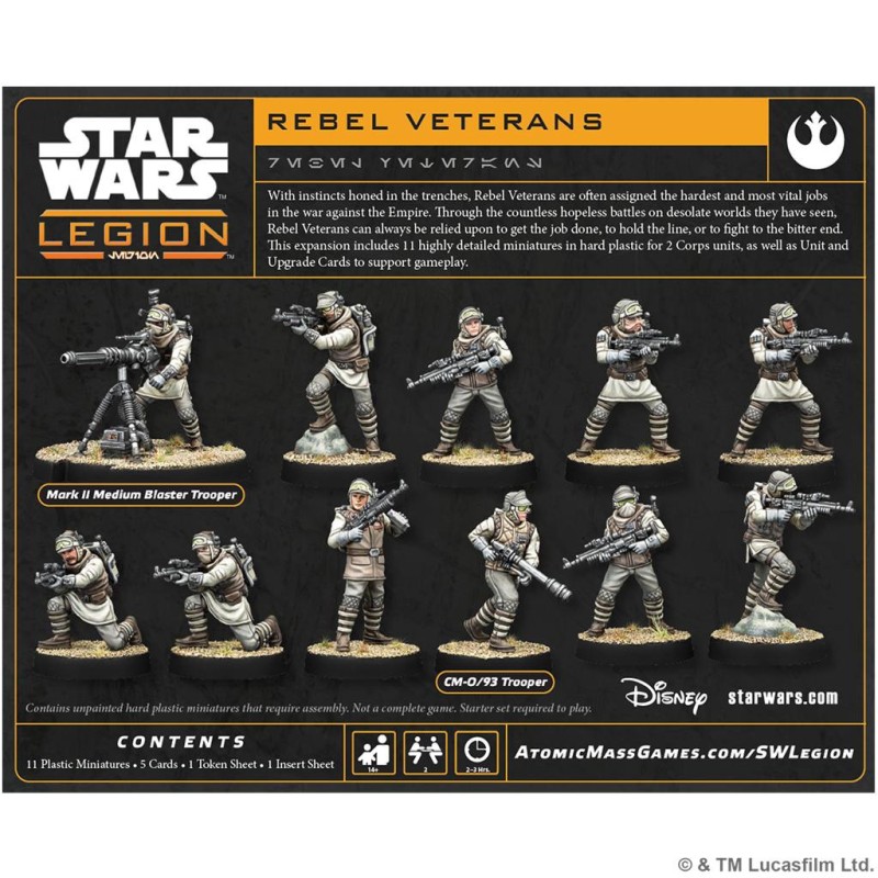 Star Wars Legión: Rebel Veterans