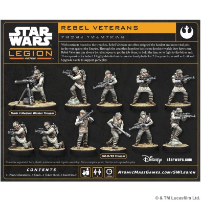 Star Wars Legión: Rebel Veterans