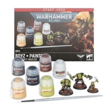 Warhammer 40.000: Empieza aquí. Orkos Chikoz + Pinturas