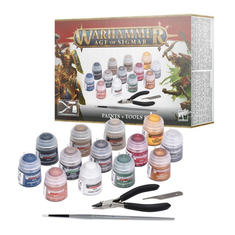 Warhammer Age of Sigmar: Set de pinturas y herramientas