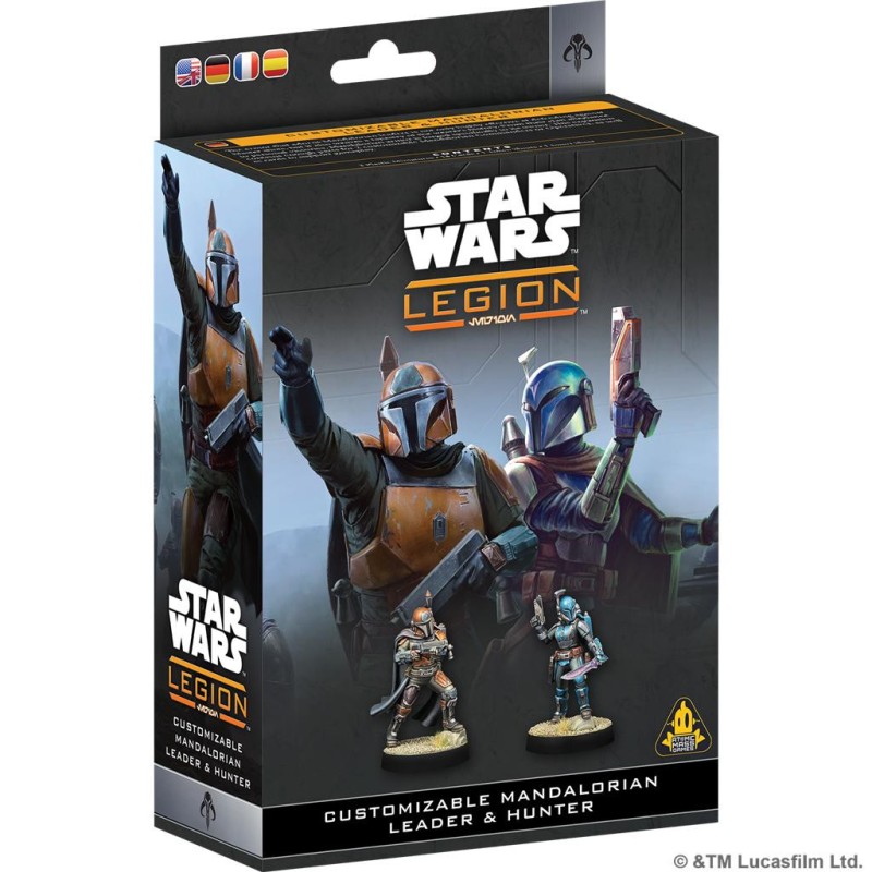 Star Wars Legión: Customizable Mandalorian Leader & Hunter
