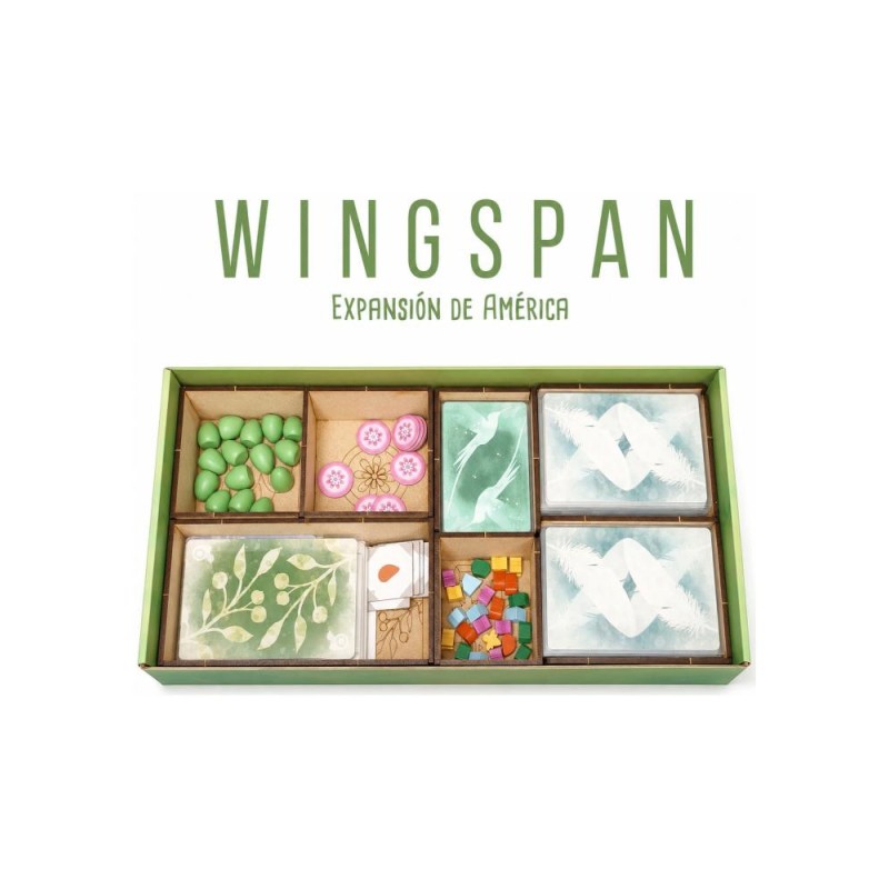 Inserto compatible con Expansión América Wingspan