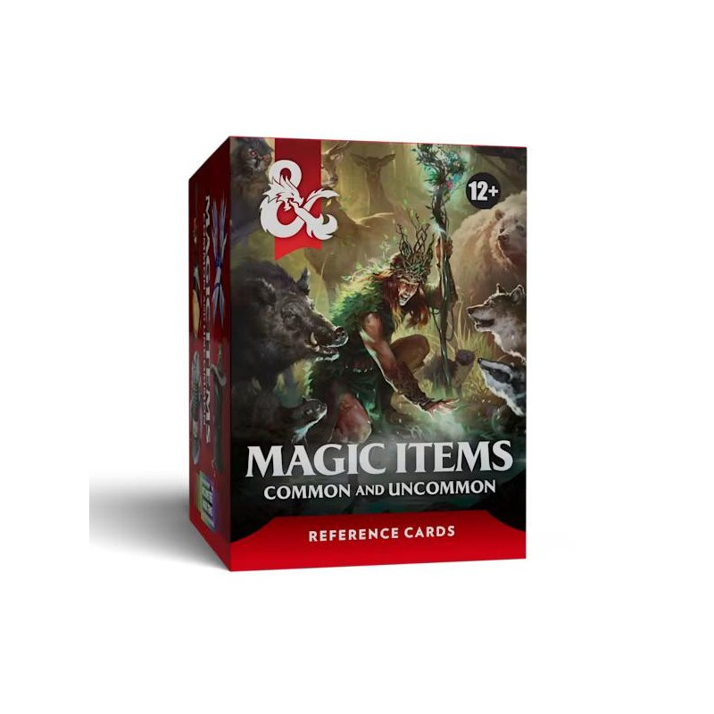 Dungeons & Dragons Reference Cards: Magic Items Common and Uncommon
