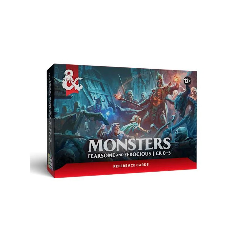Dungeons & Dragons Reference Cards: Monsters Fearsome and Ferocious CR 0-5