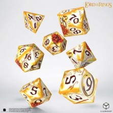 The Lord of the Rings: Ring-bearers Whitefire Radiance Full Art Dice Set