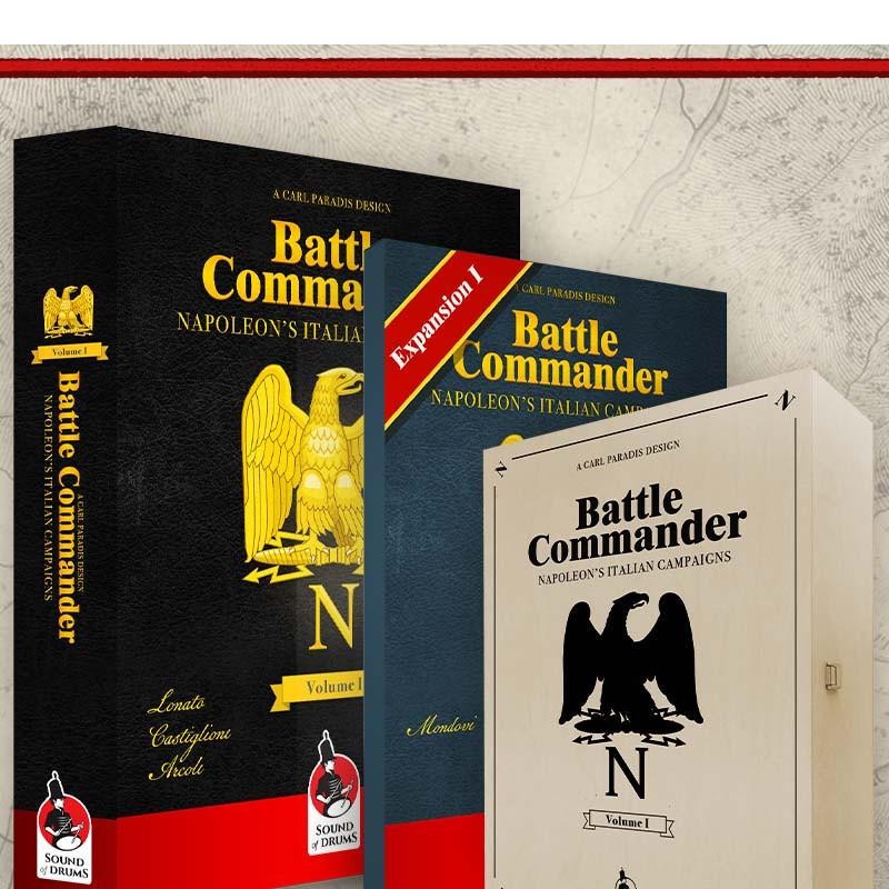 Battle Commander Vol.1: Napoleon’s Italian Campaigns - Deluxe limited wooden box
