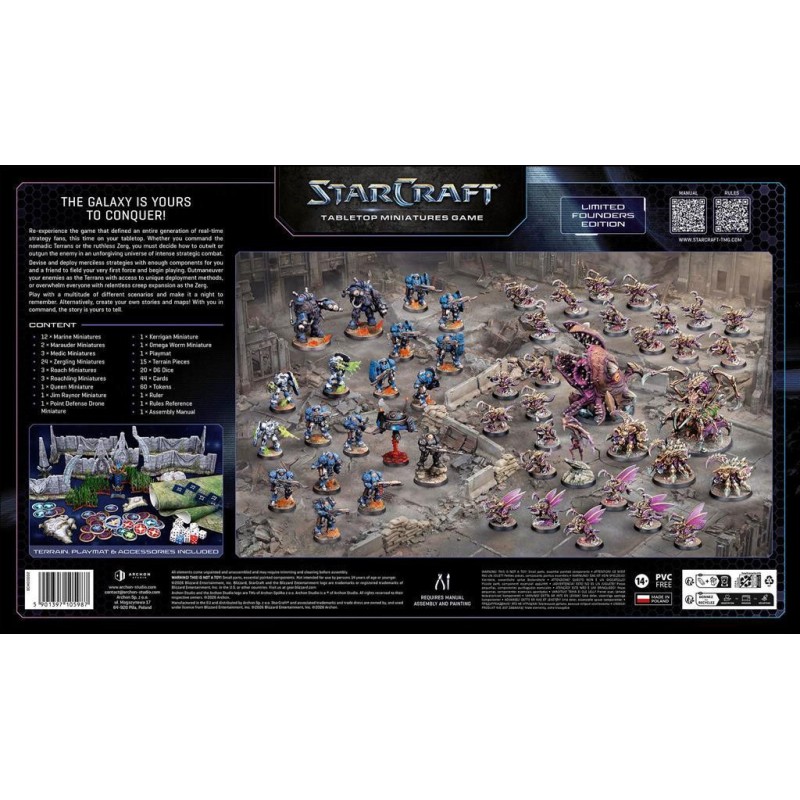 StarCraft: Tabletop Miniatures Game - Two Player Starter Set (Founders Edition)