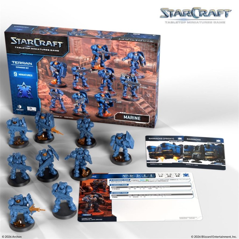 StarCraft: Tabletop Miniatures Game - Marine. Terran