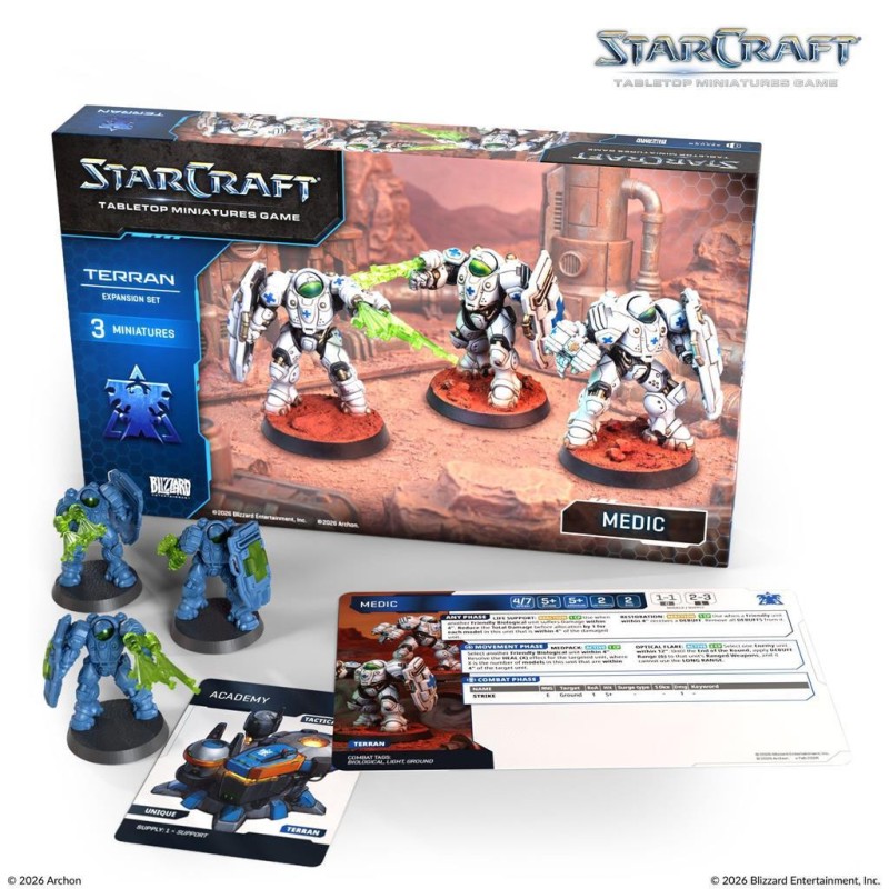 StarCraft: Tabletop Miniatures Game - Medic. Terran