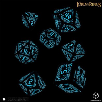 The Lord of the Rings: Moria Glow in the dark Dice Set
