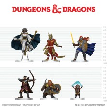D&D Icons of the Realms Miniatures: Player's Handbook - Swords & Staves Starter Set