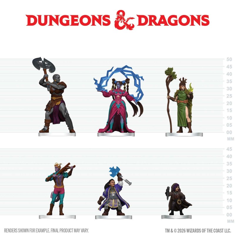 D&D Icons of the Realms Miniatures: Player's Handbook - Spells & Steel Starter Set