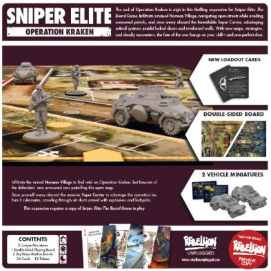 Sniper Elite: The Board Game - Operation Kraken (inglés)