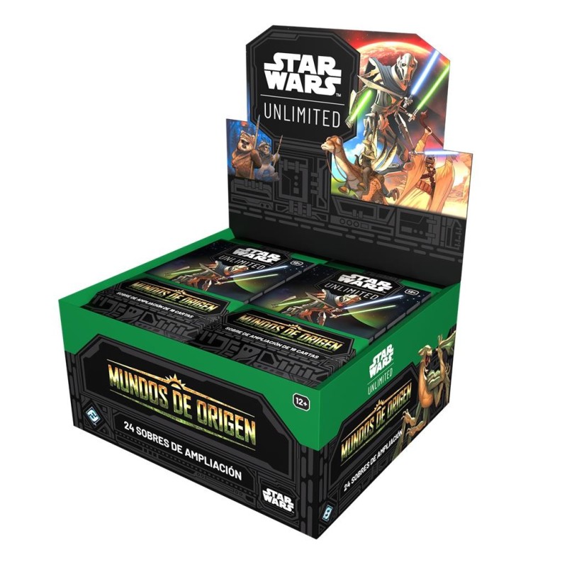 (Preventa 09/10/2026) Star Wars Unlimited: Mundos de Origen. Display 24 sobres