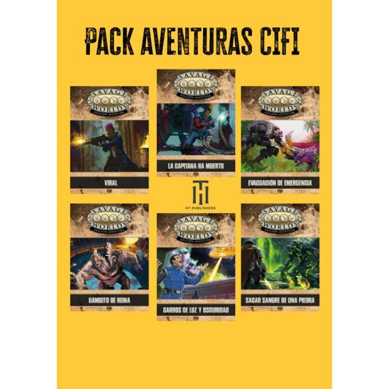 Savage Worlds Edición Aventura: Pack Aventuras Ciencia Ficción