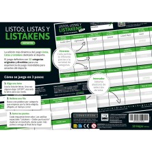 Listos, Listas y Listakens: Deportes