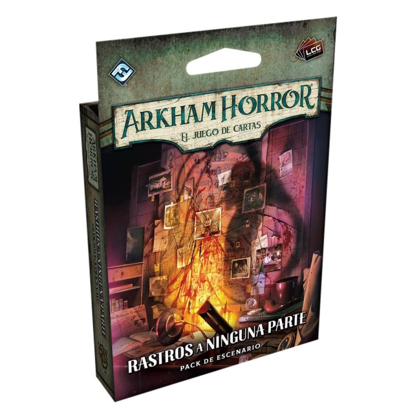 (Preventa 30/10/2026) Arkham Horror: juego de cartas. Rastros a Ninguna Parte Pack de escenario