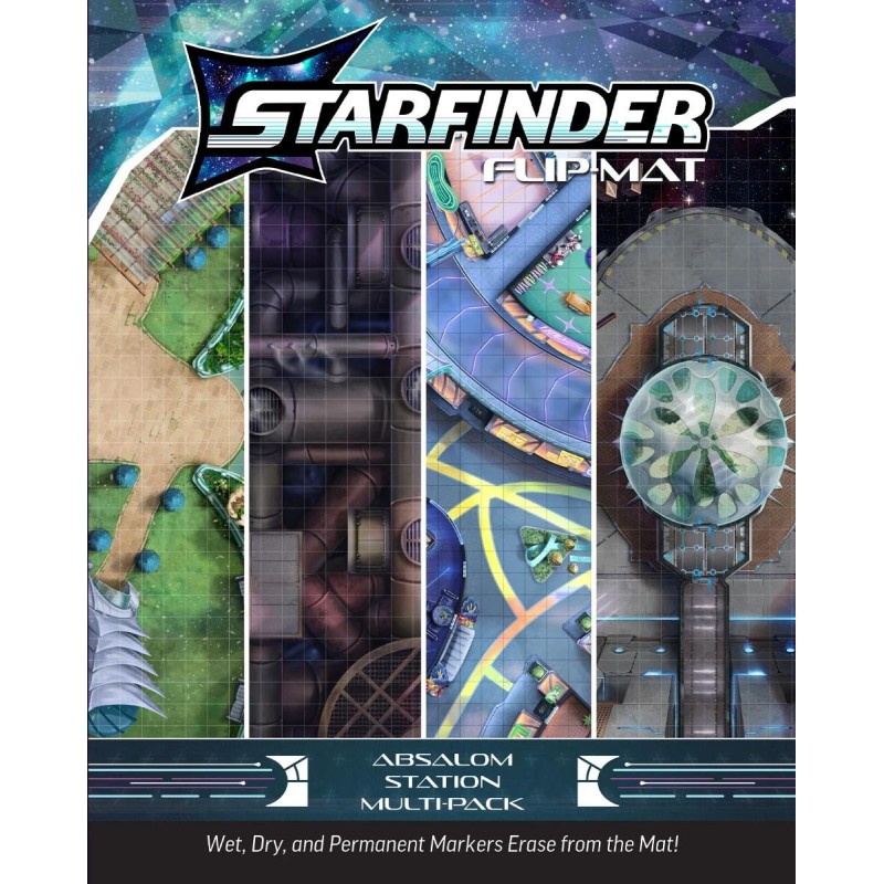 Starfinder Flip-Mat: Absalom Station Multi-Pack
