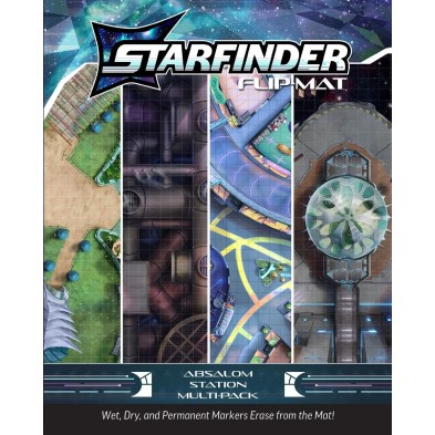 Starfinder Flip-Mat: Absalom Station Multi-Pack